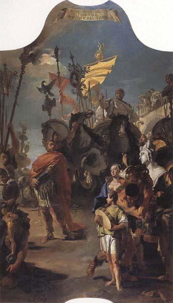 Giambattista Tiepolo The Triumph of Marius China oil painting art
